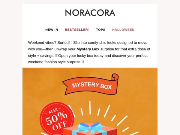 🌿Comfort & Style for Your Weekend—with a Mystery Box Awaiting ✨