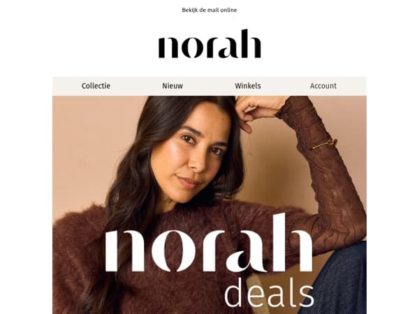 Ontdek de nieuwe Norah’s deals