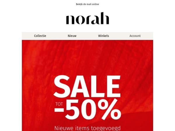 Nieuwe items in de Sale!