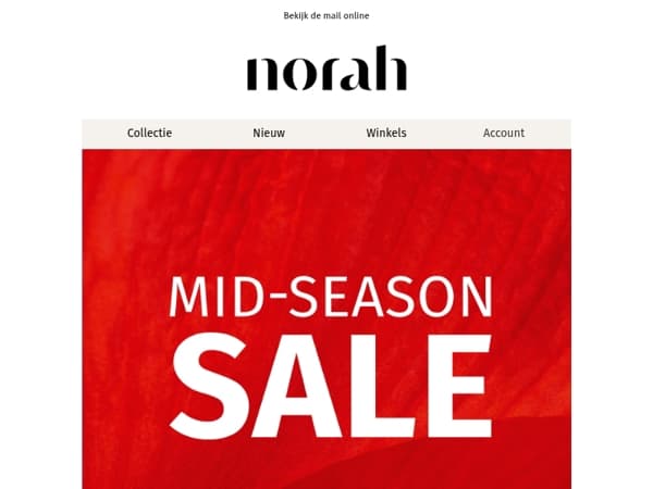 Mid-Season Sale: tot -50% korting