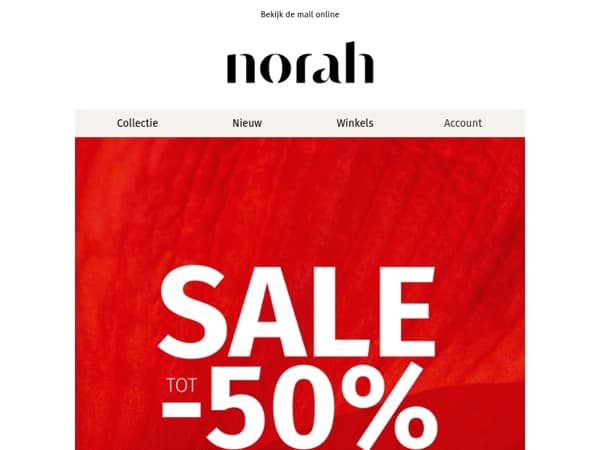 Nog meer items in de sale!