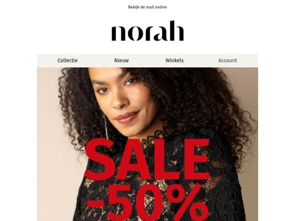 Nu 50% korting op geselecteerde feestitems!