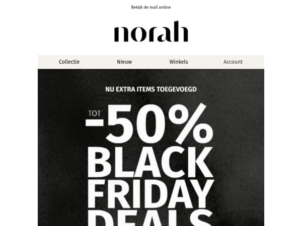 Extra Black Friday Deals toegevoegd! 🖤