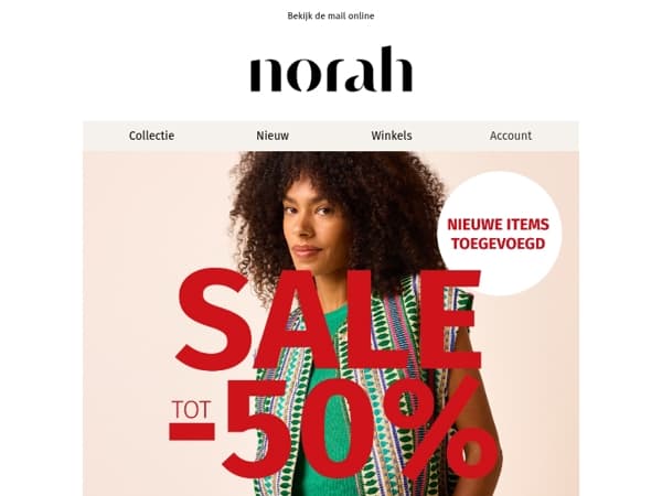 Sale tot -50% korting 💥