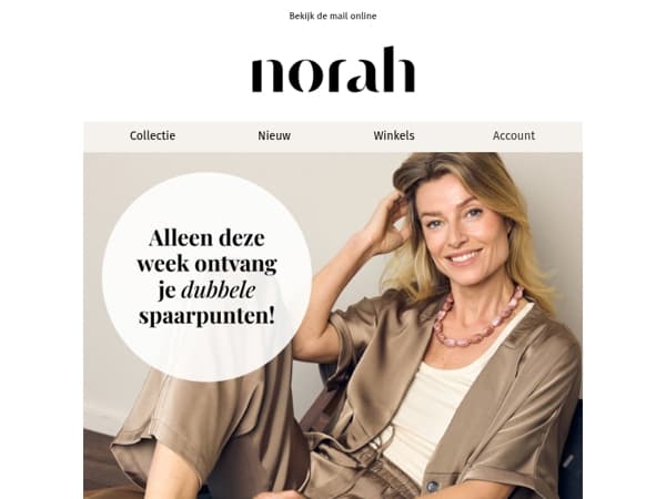 Vanaf vandaag: dubbele spaarpunten 💛