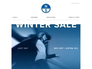 50% Off + Extra 10% ends today