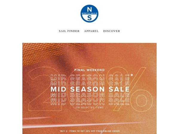 Final call: Mid Season Sale ends this weekend