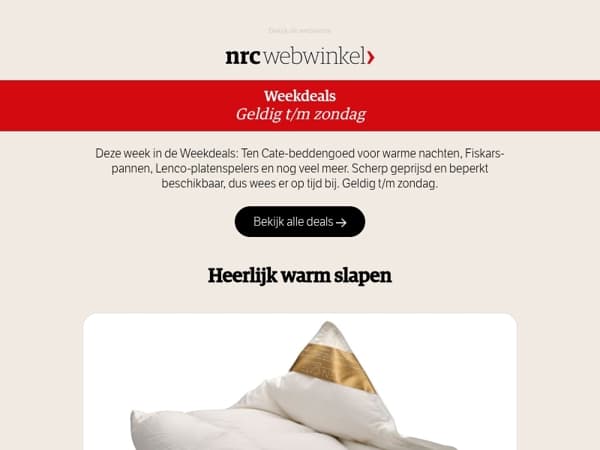 Mis de Weekdeals van deze week niet!