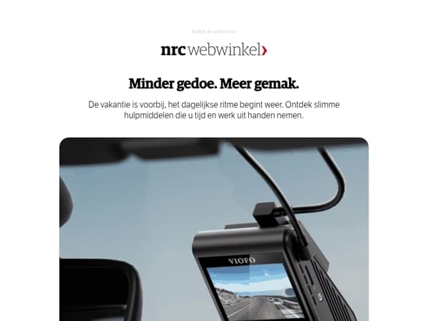 Van vakantie naar dagelijks gemak