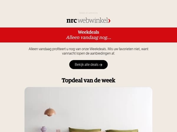 De laatste dag van deze Weekdeals