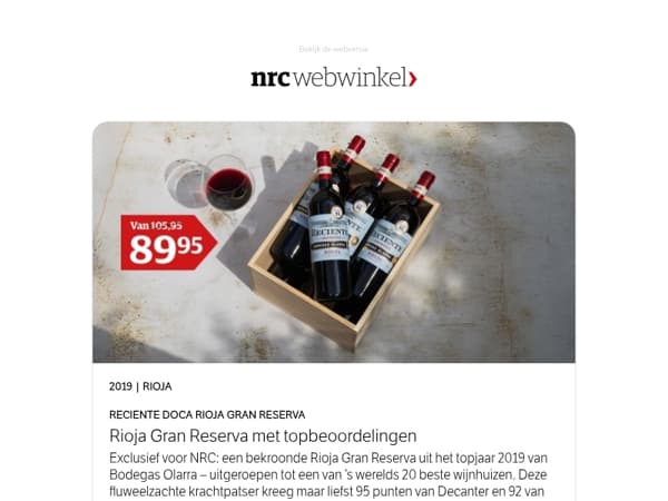 Rijk bekroonde Rioja Gran Reserva