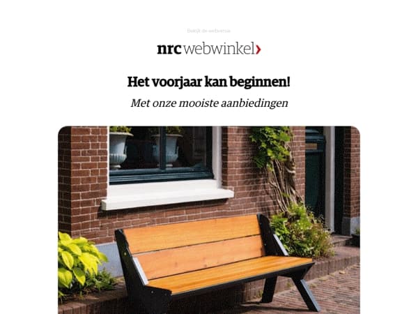 Voordeel op geselecteerde lenteproducten