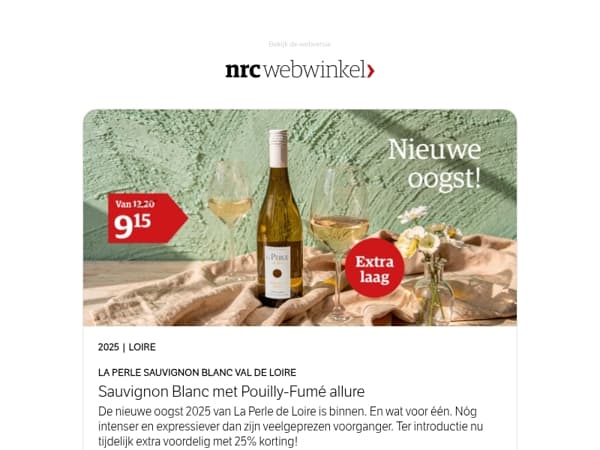 Witte La Perle: nu extra laag geprijsd