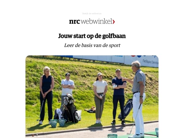 Altijd al willen golfen? Start nu voor €99,-!