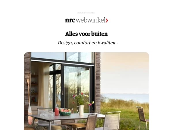 Tuinmeubelen waar je blij van wordt