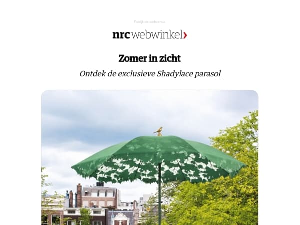 De parasol die jouw zomer compleet maakt
