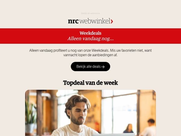 De laatste dag van deze Weekdeals