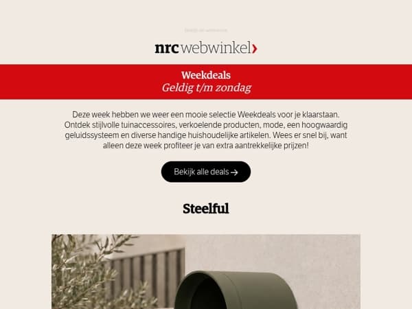 Mis de Weekdeals van deze week niet!