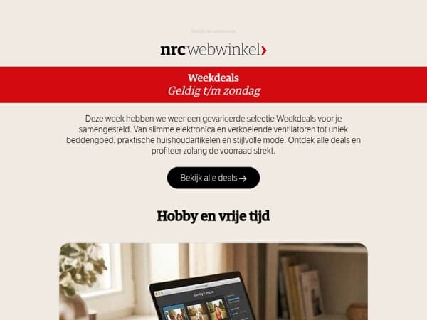 Mis de Weekdeals van deze week niet!