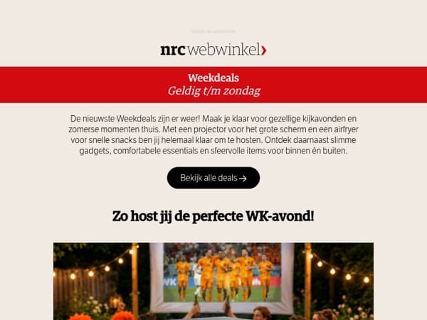 Mis de Weekdeals van deze week niet!
