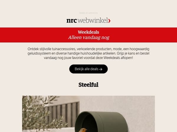 De laatste dag van deze Weekdeals