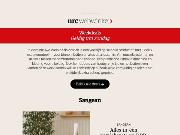 Mis de Weekdeals van deze week niet!