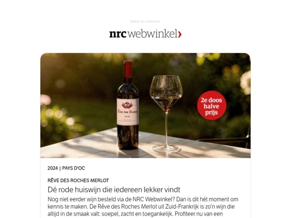 Perfect rijpe Merlot uit Zuid-Frankrijk