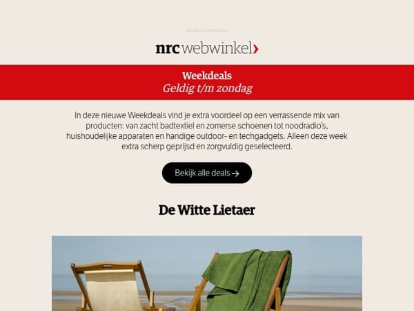 Mis de Weekdeals van deze week niet!