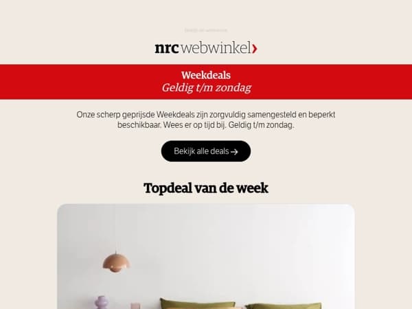 Mis de Weekdeals van deze week niet!
