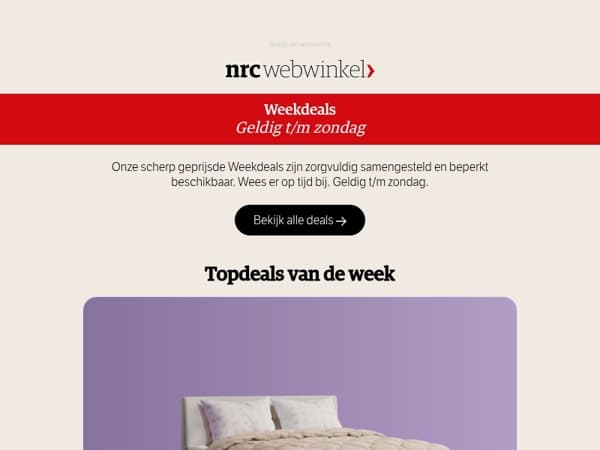 Mis de Weekdeals van deze week niet!
