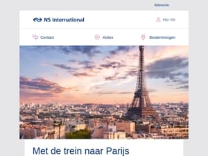 Met de trein naar Parijs 🥐