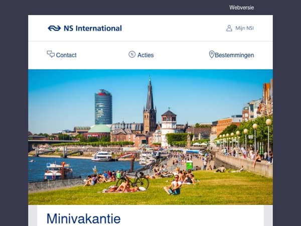 Tijd voor een minivakantie!