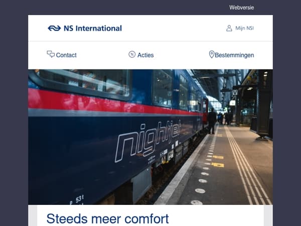 Ontdek: Steeds meer comfort