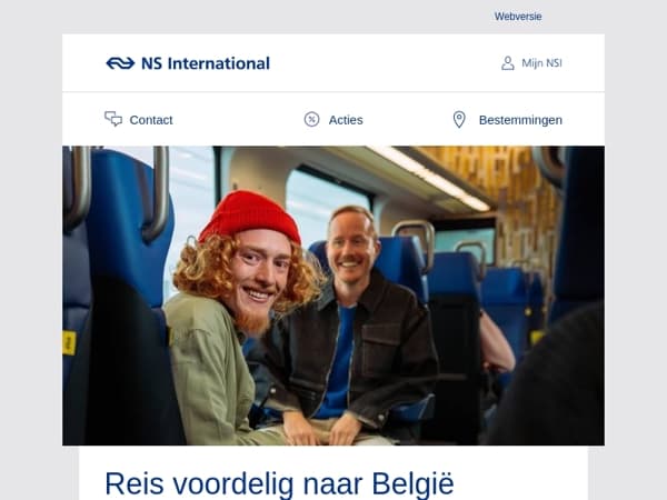 Reis voordelig naar België