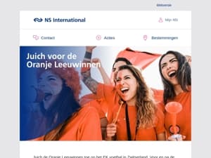 Juich voor de Oranje Leeuwinnen!