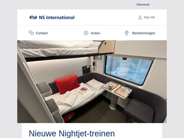 Reizen met de nachttrein