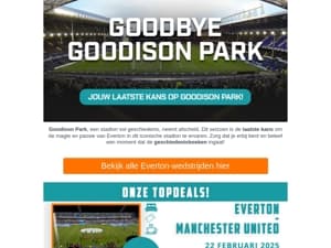Laatste kans op Goodison Park ⏳🏟️