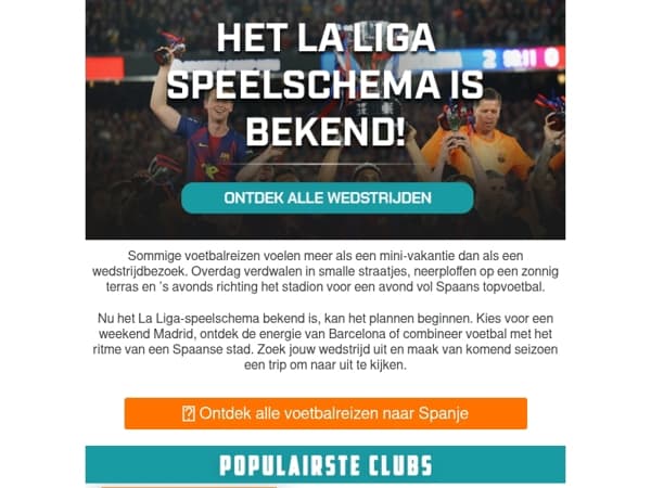 ⚽ Tijd om jouw volgende voetbaltrip naar Spanje te plannen