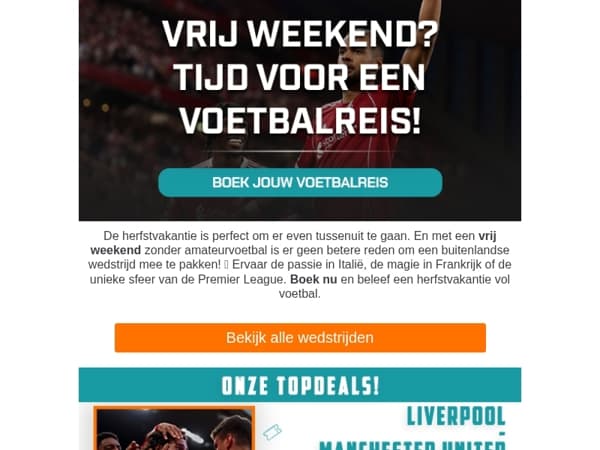 Geen amateurvoetbal? Wél jouw droomwedstrijd! 🌍⚽