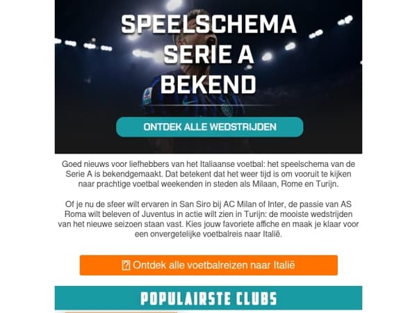 🏟️ Speelschema Serie A 2026/2027 is bekend!