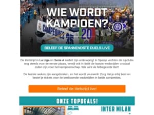Titelstrijd in La Liga & Serie A: Beleef de cruciale wedstrijden! 🌞