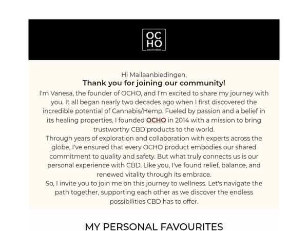 My Journey to OCHO: A Personal Tale of Passion and Purpose