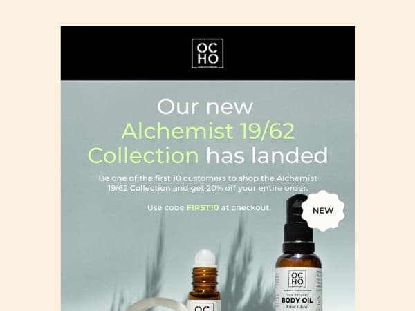 Introducing The Alchemist 19/62 Collection by OCHO.