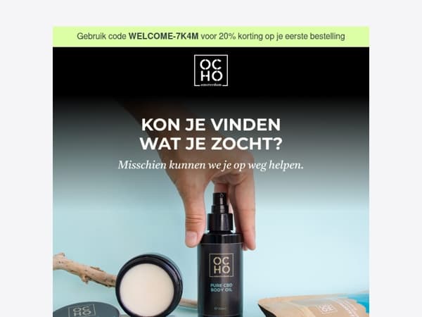 Kon je vinden wat je zocht?