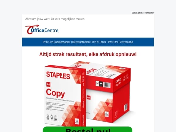 Kwaliteitspapier voor elke werkdag – bestel nu! 📄