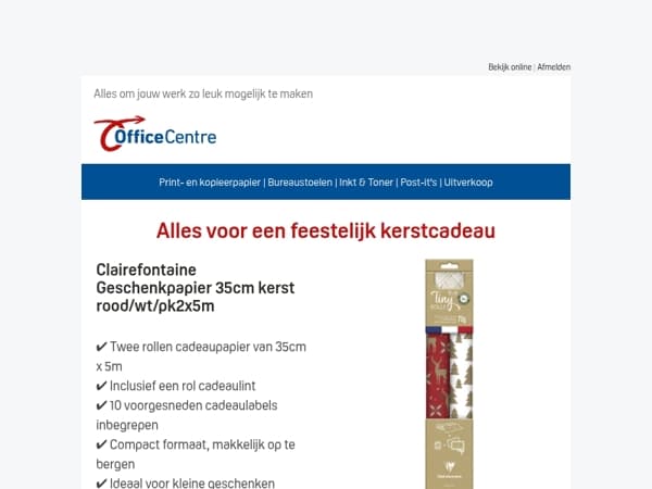 Maak elk kerstcadeau compleet