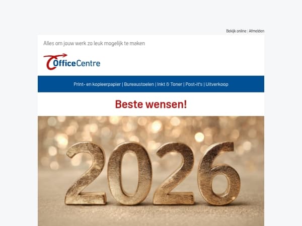 Weer terug op kantoor? Beste wensen! ✨