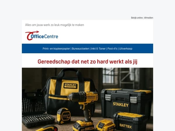 Ontdek de kracht van Stanley – gereedschap dat blijft presteren