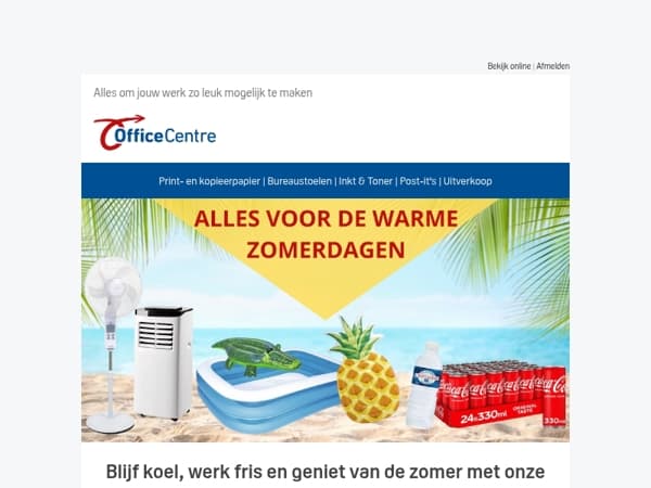 Hittegolf in aantocht? Alles voor de warme zomerdagen!
