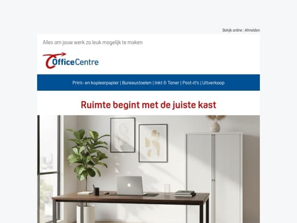 Ruimte scheppen, chaos wegbergen: kasten in de aanbieding!